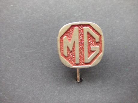 MG,oldtimer Morris Garages logo rood